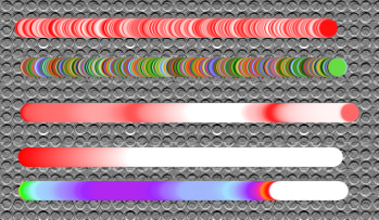 GIMP 動的特性 色のオプション結果